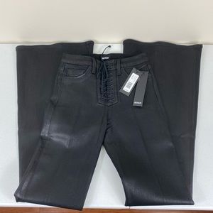 Hudson High Rise Bullocks Lace Up Flare